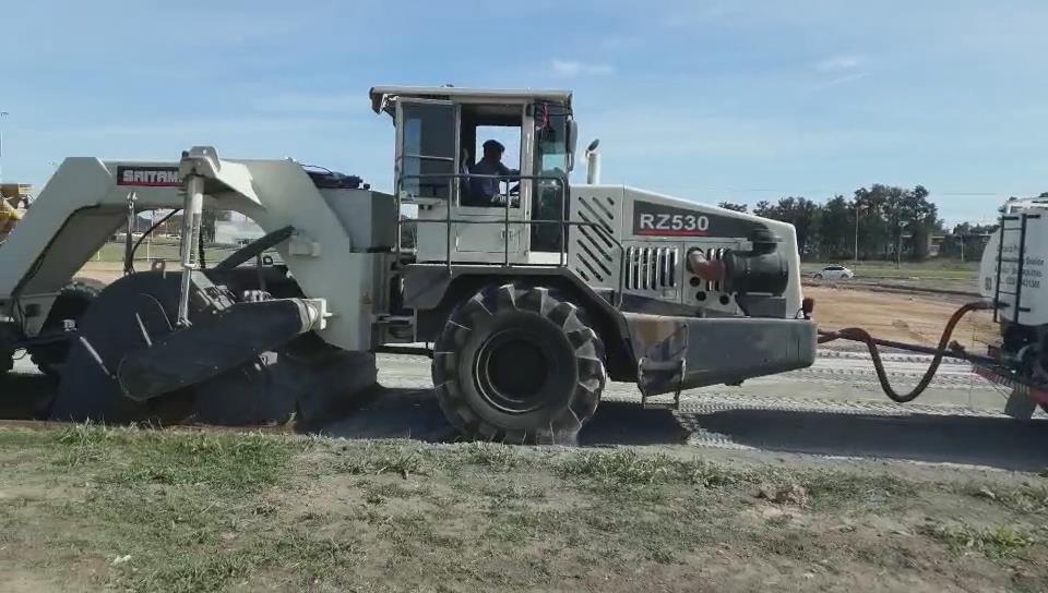 RZ530，阿根廷冷再生施工